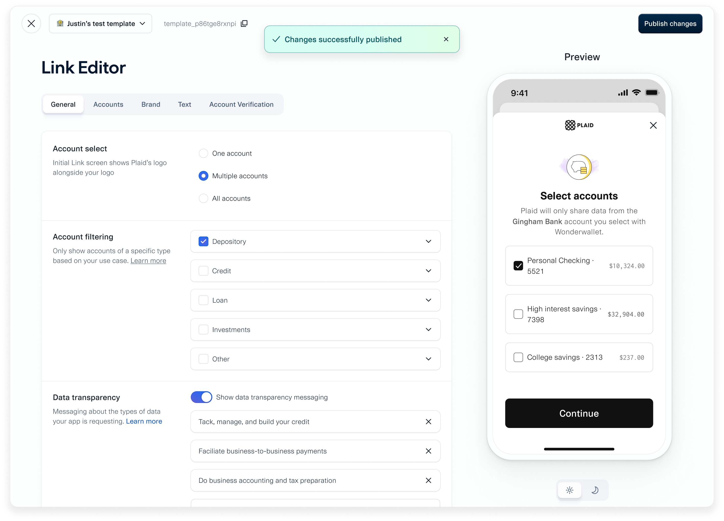 Dashboard Design 4 - Plaid